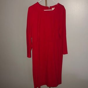 JCrew mid knee dress